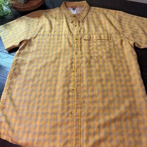 The North Face Men's Mustard Plaid Shirt